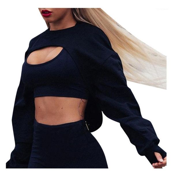 

women sweater pullover long sleeve hollow o-neck jumper sweater sports pullover winter jersey mujer invierno1, White;black