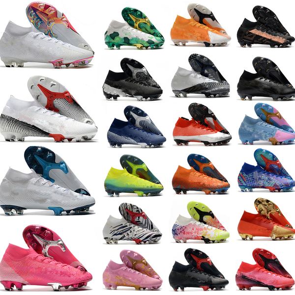 

new men mercurial superfly 7 trainers zapatillas eur soccer cleats football boots mercurial 7 botines fg cr7 superfly shoes size 39-45