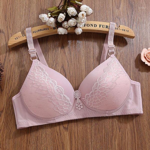 

fashion lace thin cup push up bra big size b c cup women underwear brassiere gather bralette lingerie modis ns90571, Red;black
