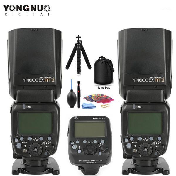 

yongnuo yn600ex-rt ii 2.4g wireless hss 1/8000s master flash speedlite + yn-e3-rtl trigger speedlite transmitter for1