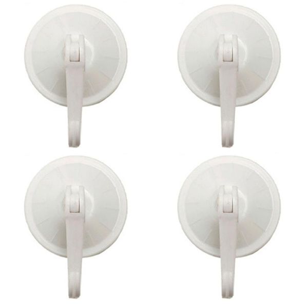 

4pcs 5.5cm removable strong bathroom hanging seamless vacuum round hook suction cup holder plastic