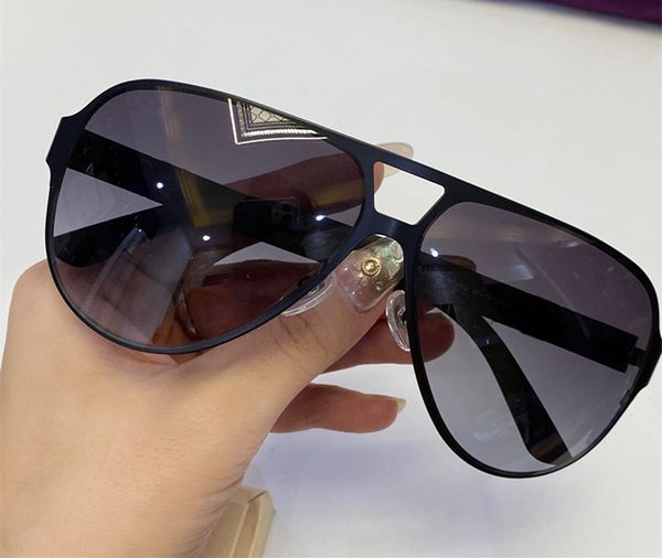 

2021 men classic design sunglasses fashion frame coating 2252s sunglasses uv400 lens carbon fiber legs summer style with box, White;black