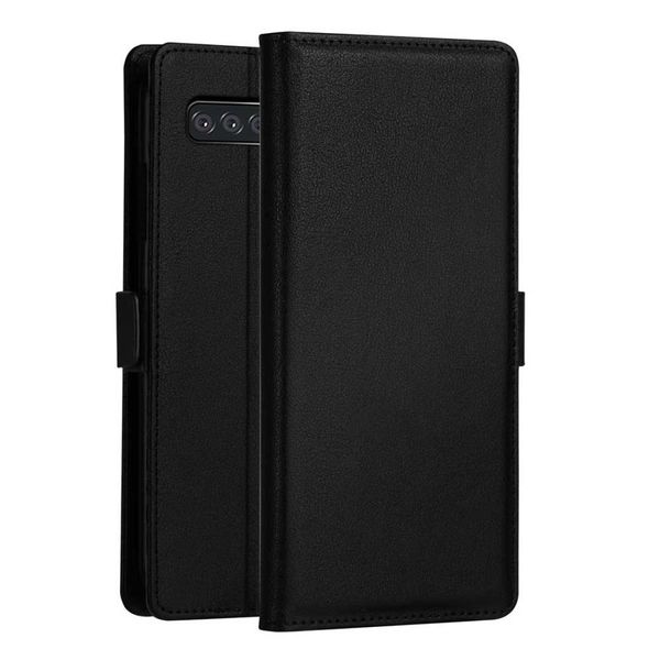 

dzgogo milo series pc pu horizontal flip leather case for samsung galaxy s10 with holder card slot wallet