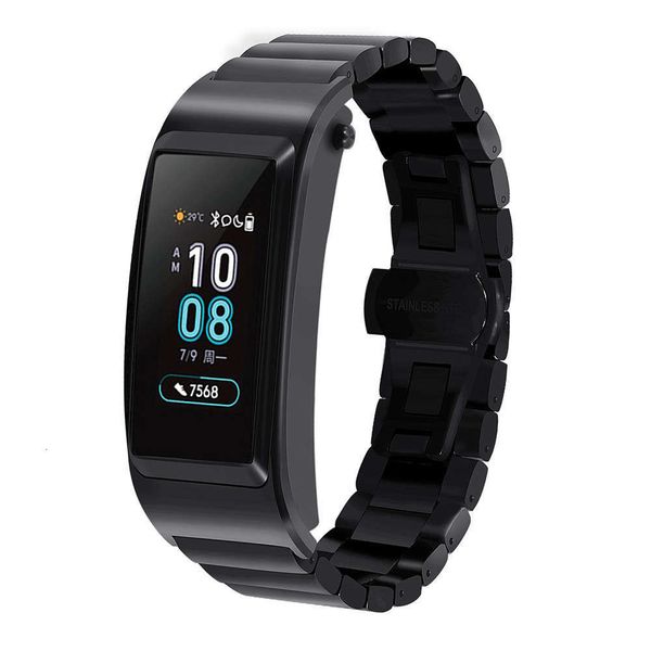 

it is suitable for huawei b5 smart bracelet, one bead stainls steel metal switch, quick removal of raw ear butterfly buckle 18mmjk