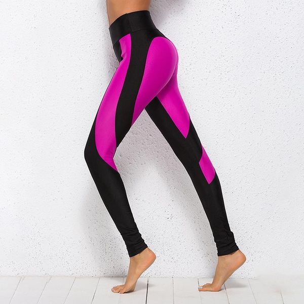 

yoga outfits sport trousers pants women elastic printed leggings running tights gym clothes fitness1, White;red