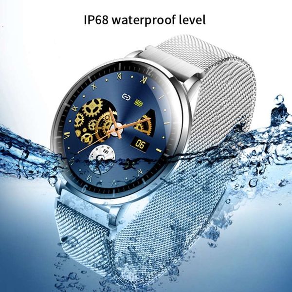 

ip68 smart watch, waterproof, ecg, heart rate blood prsure monitor, touch screen, suitable for and huawei mobile phon