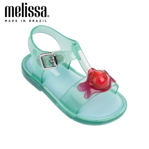 

mini melissa lollipop princess girl sandals new girl jelly sandals kids san234t, Black;red