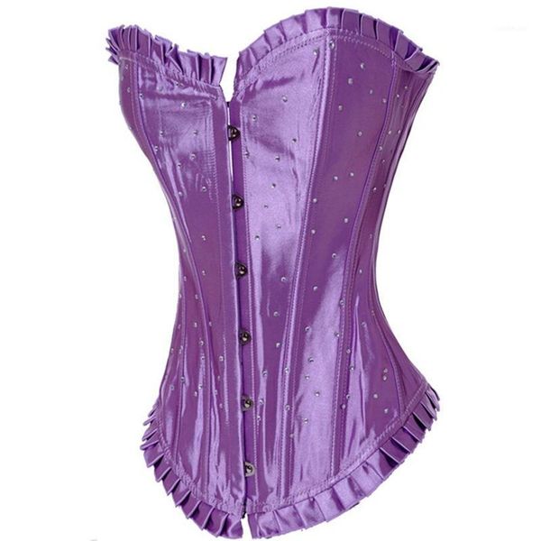 

new quality corset basque bustier burlesque boned laced fancy dress lingerie rhinestone corsets 5 colors1, Black;white
