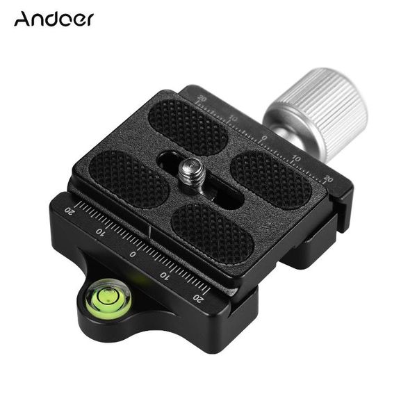 

andoer dc-50p camera quick release clamp knob-type axial compression processing for arca swiss standard quick release plate