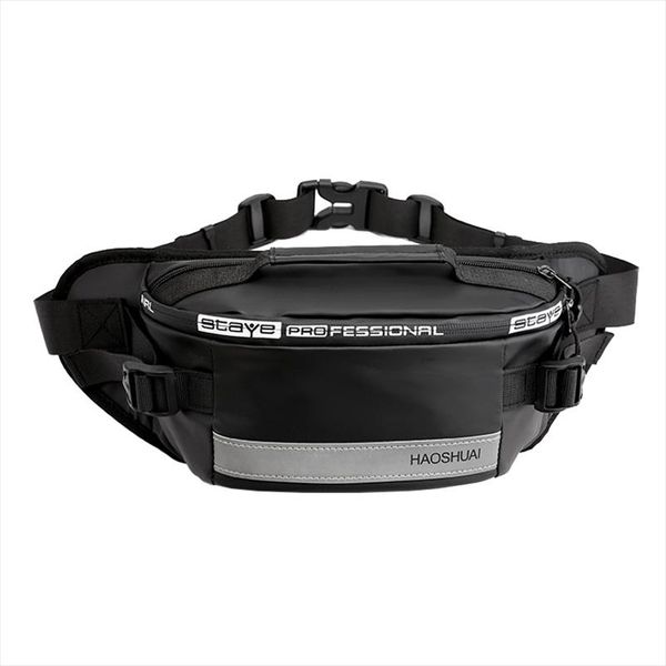 

водонепроницаемый нейлон мужчины талии сумка 2019 новая мода унисекс fanny pack светоотражающие banana пояс сумки повседневные сумки дорожны