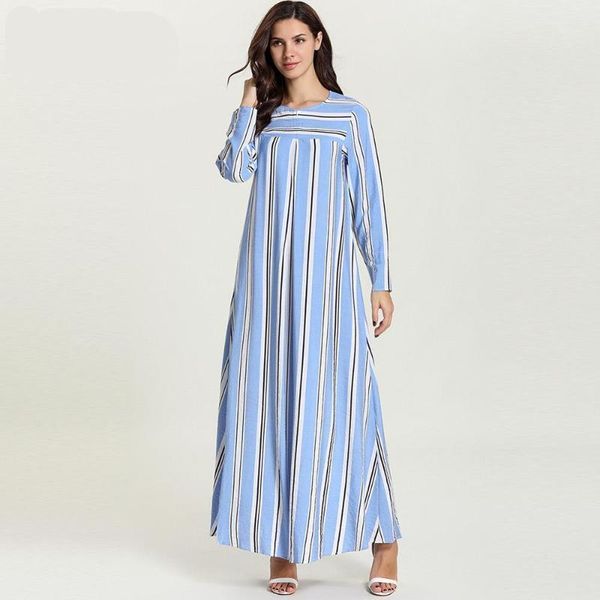 

stripe abaya femme dubai islamic arabic muslim hijab dress turkish caftan marocain elbise ramadan qatar robe musulmane longue1, Red