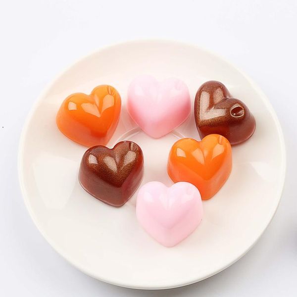 

new heart chocolate molds 15 cavity diy love sile wedding candy baking molds cupcake decorations cake jllusy