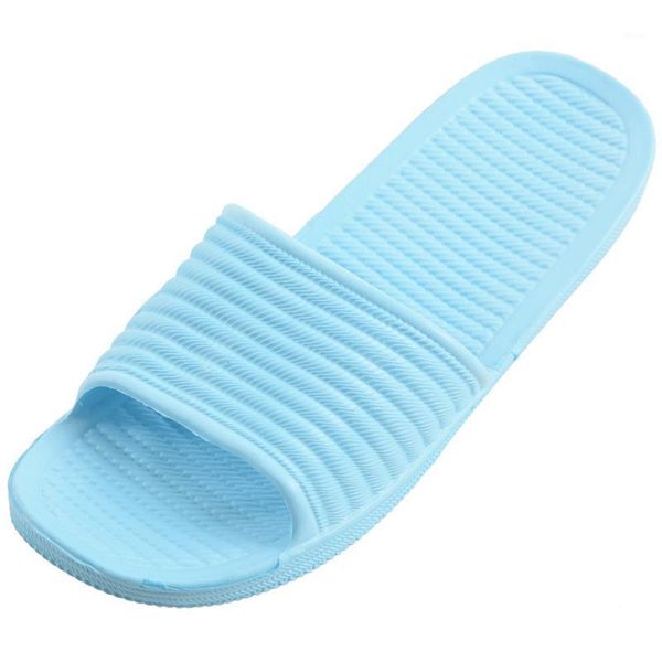 

slippers jhd-soft women bath sandals bathroom shoes flip flops size:39 blue1, Black