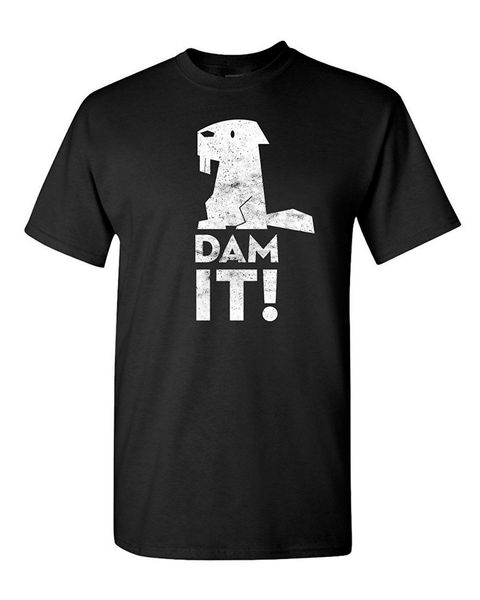 

dam it beaver animal outdoors funny humor pun men graphic apparel streetwear hoodie designers t shirts sweatshirt