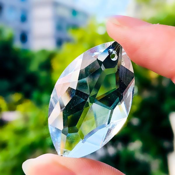 

2 5pcs crystal cat's eye clear suncatcher loose beads charms pendant for jewelry making chandelier lamp diy decor craft hanging h wmttf