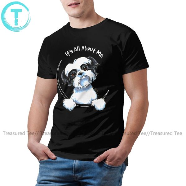 

puppies shih tzu t shirt black white shih tzu t-shirt 100 percent short sleeve tee shirt cute tshirt sport hooded sweatshirt hoodie