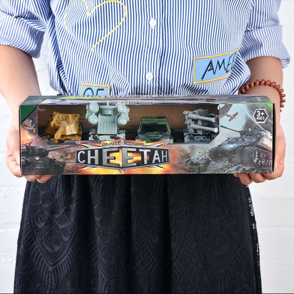 

electric universal vehicle music colorful light kid toy military shell assembly car toy for child gifts