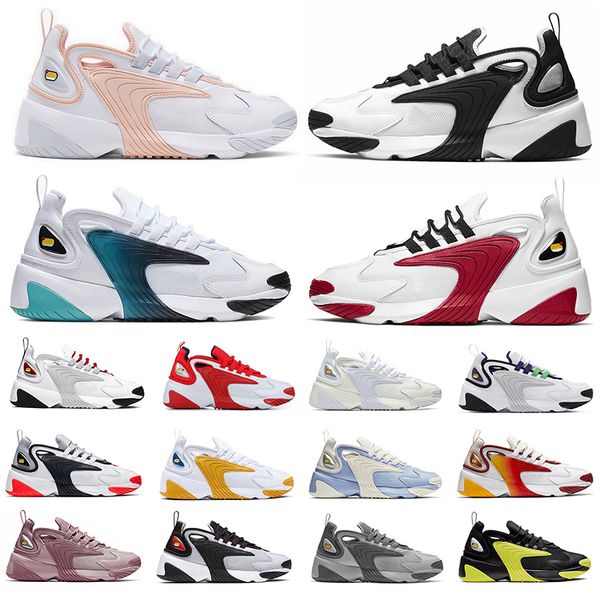 

new 2020 m2k tekno zoom 2k athletic shoes shoes grey gold red sports sneakers womens&mens trainer 36-45