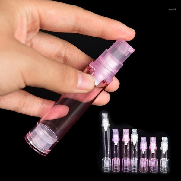 

1pc portable empty pump plastic bottles vacuum pressure emulsion bottle with lotion pump on travelling cosmetic packaging1