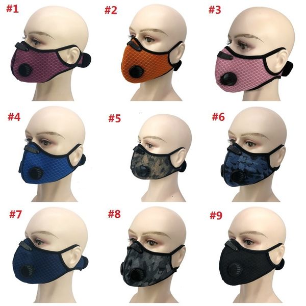 

pm2.5 sports ear hanging dust anti haze riding mask active carbon 23 styles with breathing valve t3i5920