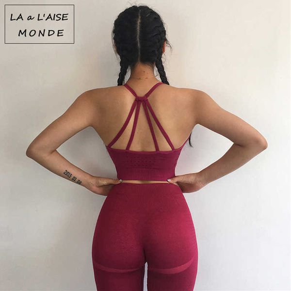 

fitness with padded red sport bra push up hollow out yoga bra high impact criss sports workout bras deporte mujer, White;black