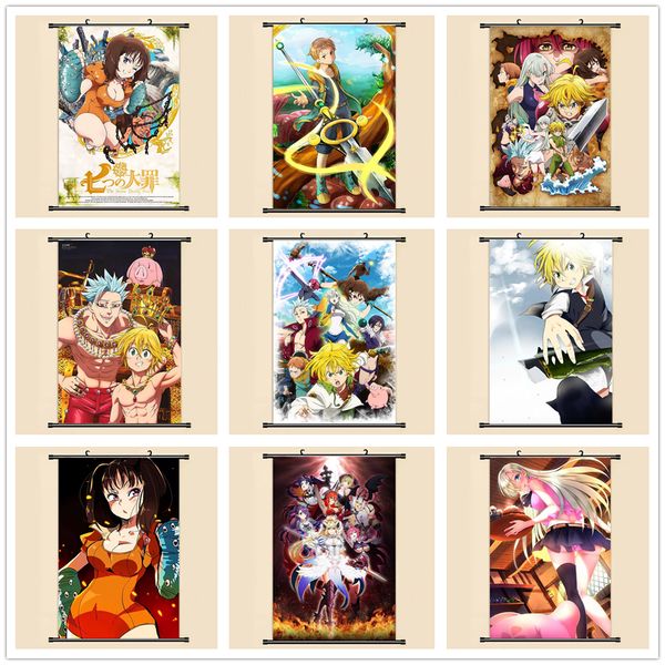 

anime manga the seven deadly sins gown wall scroll painting 40x60 picture wallpaper stickers poster 001