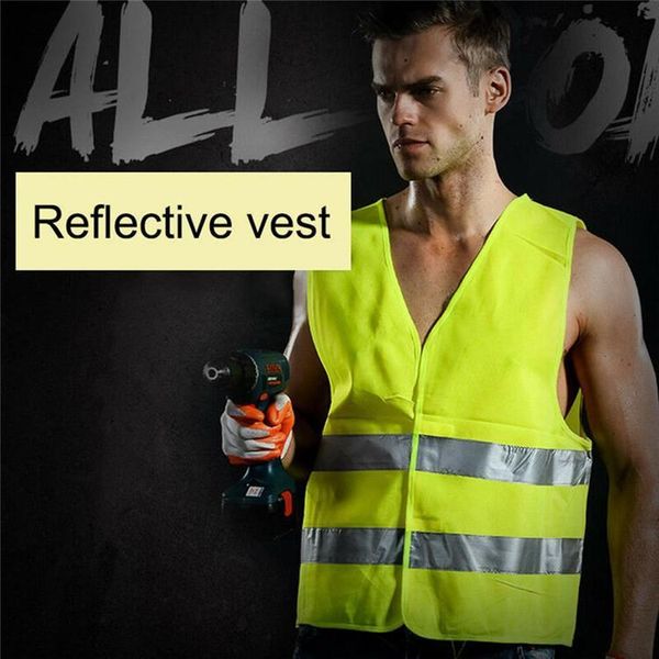

reflective stripe traffic vests high visibility safety vest for sanitation worker assistant police working clothing 360pcs t1i1724