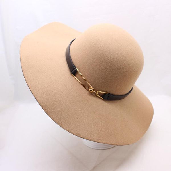 bing yuan hao xuan hat женщины wing wide войлок котелок fedora floppy вс пояс клош женщины cap big hat
