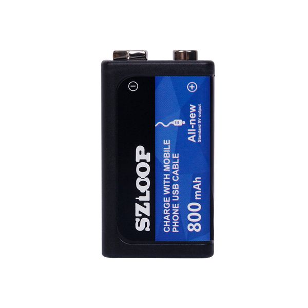 

szloop 9v 800mah usb rechargeable lipo battery for rc helicopter model microphone for rc helicopter part