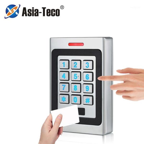 

waterproof ip67 rfid 125khz/13.56mhz access control card reader keypad metal security entry door reader wiegand 26/34 output1