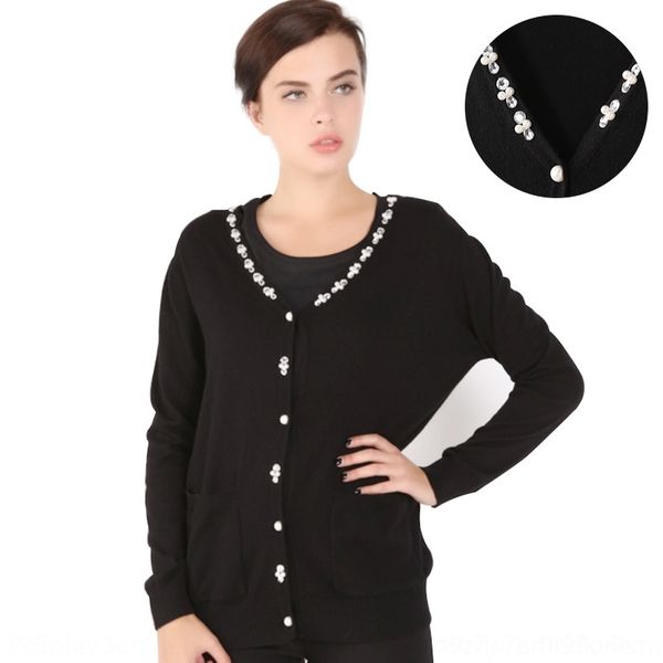 

4mc11 spring autumn and warm women's fattening solid increasing fashion sweater sweatercotton elastic sweater color winter nail bead ca, White;black