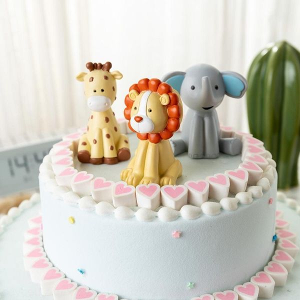 

igt8r творческого слон кукла лев смола украшение лесного декоративные животные партия креативный слон жираф лев жираф смола украшение кукла