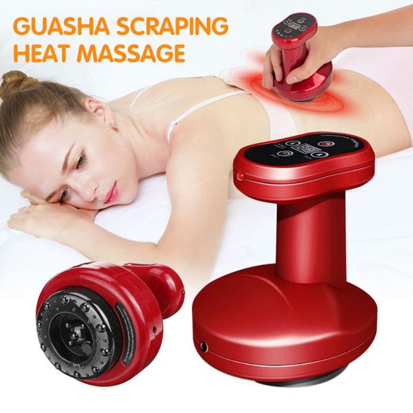 

electric scraping cupping cans guasha suction massager negative pressure meridian fat burning slim heating therapy physiotherapy