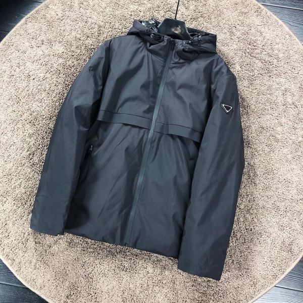 

goose coat imported 2021 windproof casual luxury down mens winter warm perfect white warm down street details jacket hoodies txxrm, Black