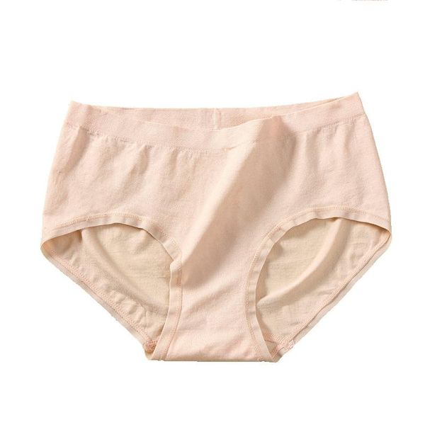 

cotton crotch a chip breathable antibacterial underwear seamless girls carry buttock triangle pair of drawers, Black;pink