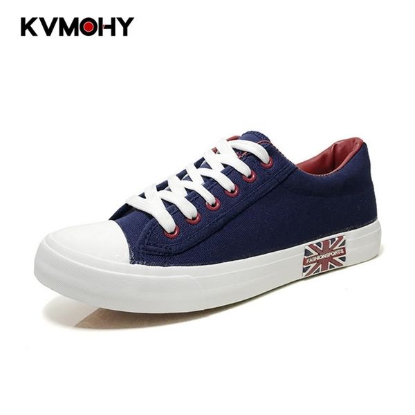 

sneakers men vulcanize shoes canvas fashion flag pattern solid lovers shoe rubber flat sneakers casual man shoes tenis masculino y200801, Black