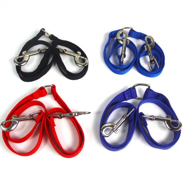 

reinforce pet dog leash nylon double-headed traction rope 2 in 1 pet leash for two dogs training rope