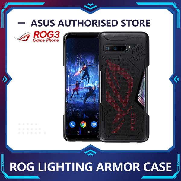 

lighting armor protective case shell accessories cover glare light for asus rog gaming phone 3