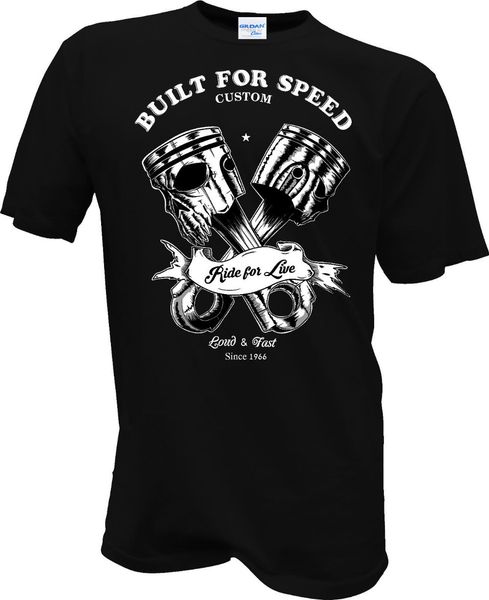 

brand clothing novelty rod tattoo biker built for speed custom totenkopf rockabilly skull rocker hoodie designers t shirts sweatshirt