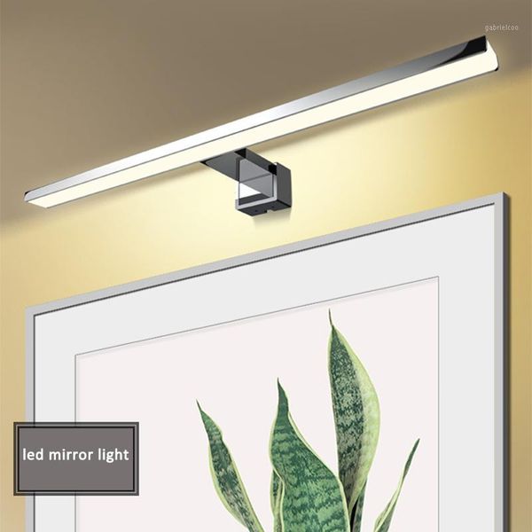 

modern led mirror light 6w ip44 led mirror lamp waterproof chromed surface bathroom lights picture lights1