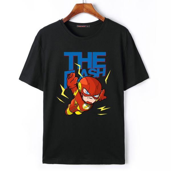 

super hero the flash man clothing funny cartoon printing cool short sleeve designs round neck shirts hoodie designers t shirts sweatshirt