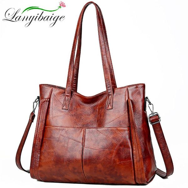 

2020 pu leather handbags big women bag casual female bagstote shoulder bag high capacity bolsos sac main femme