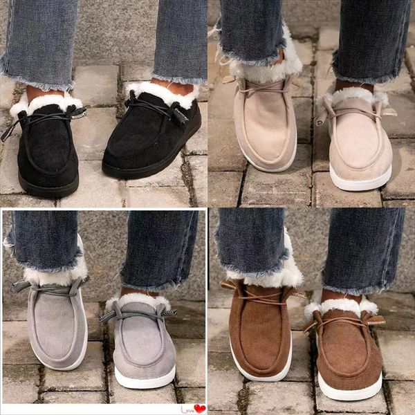 

uitj6 snow cotton boot men winter shoes keep warm soft male ankle boots cotton comfortable fashion bottom wearproof, Black