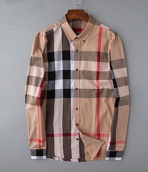 

2020 дизайнерские мужские пластические рубашки мода повседневная рубашка бренды мужские рубашки весна осень тонкая подходящие рубашки химисы, White;black