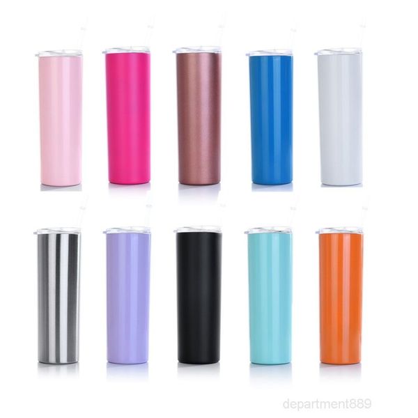 

a-tumbler stainless steel vacuum skinny mugs with lid and straw creative straight sippy cup 20oz water bottle sea ship owe2474