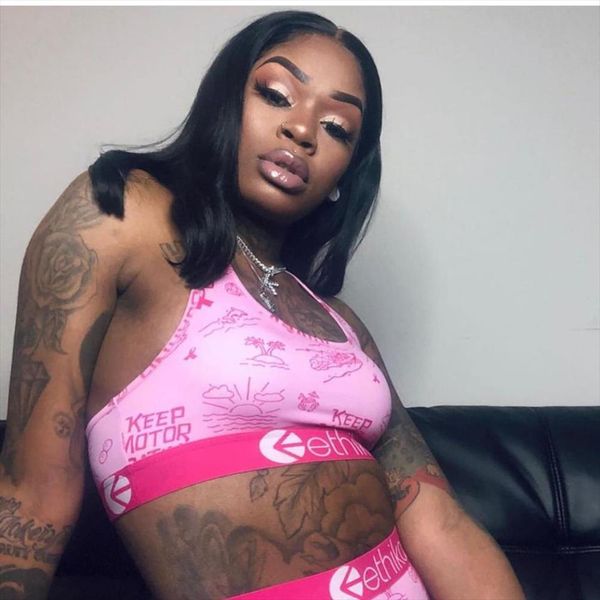 

классический стиль летних женщин набор 2 шт письмо печати шорты костюм женский сексуальный из двух частей костюм наряды, Gray