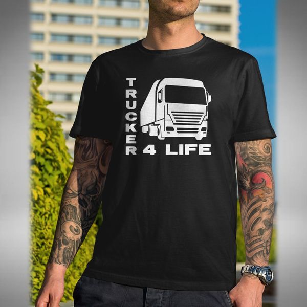 

trucker 4 life mens v8 truck driver trucker geek family tee new summer casuals hip hop sport hooded sweatshirt hoodie men t shirt