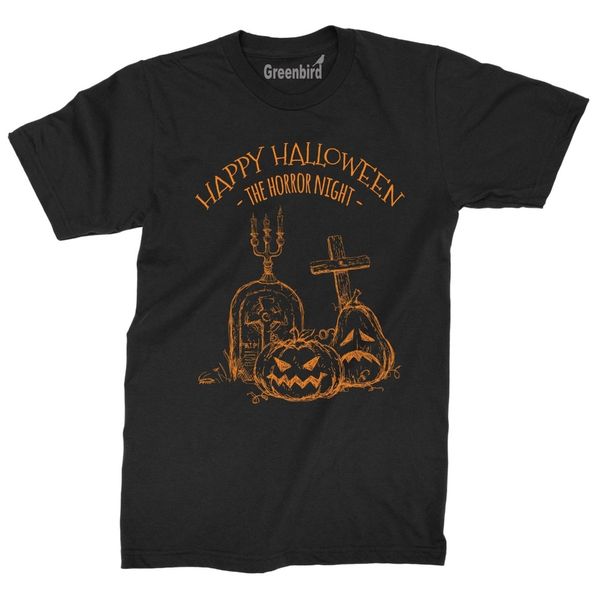 

t shirts brand clothes slim fit printing happy halloween horror night t shirt pumpkin scary witch ghost tee sport hooded sweatshirt hoodie