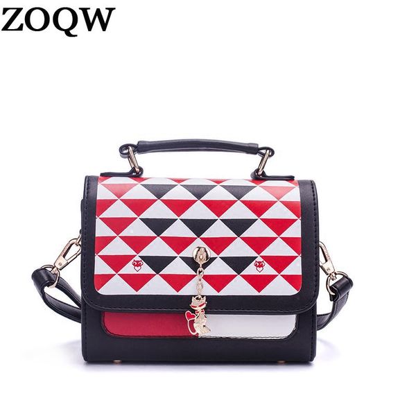 

zoqw women messenger bags diamond lattice pu women leather handbags shoulder bag female crossbody bags bolsa yq1301
