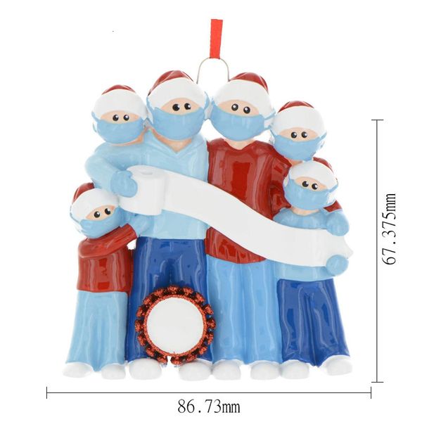 

blue snoman diy name blessings snowman christmas tree hanging pendant pvc spot mask new christmas decorations santa claus ornament white man